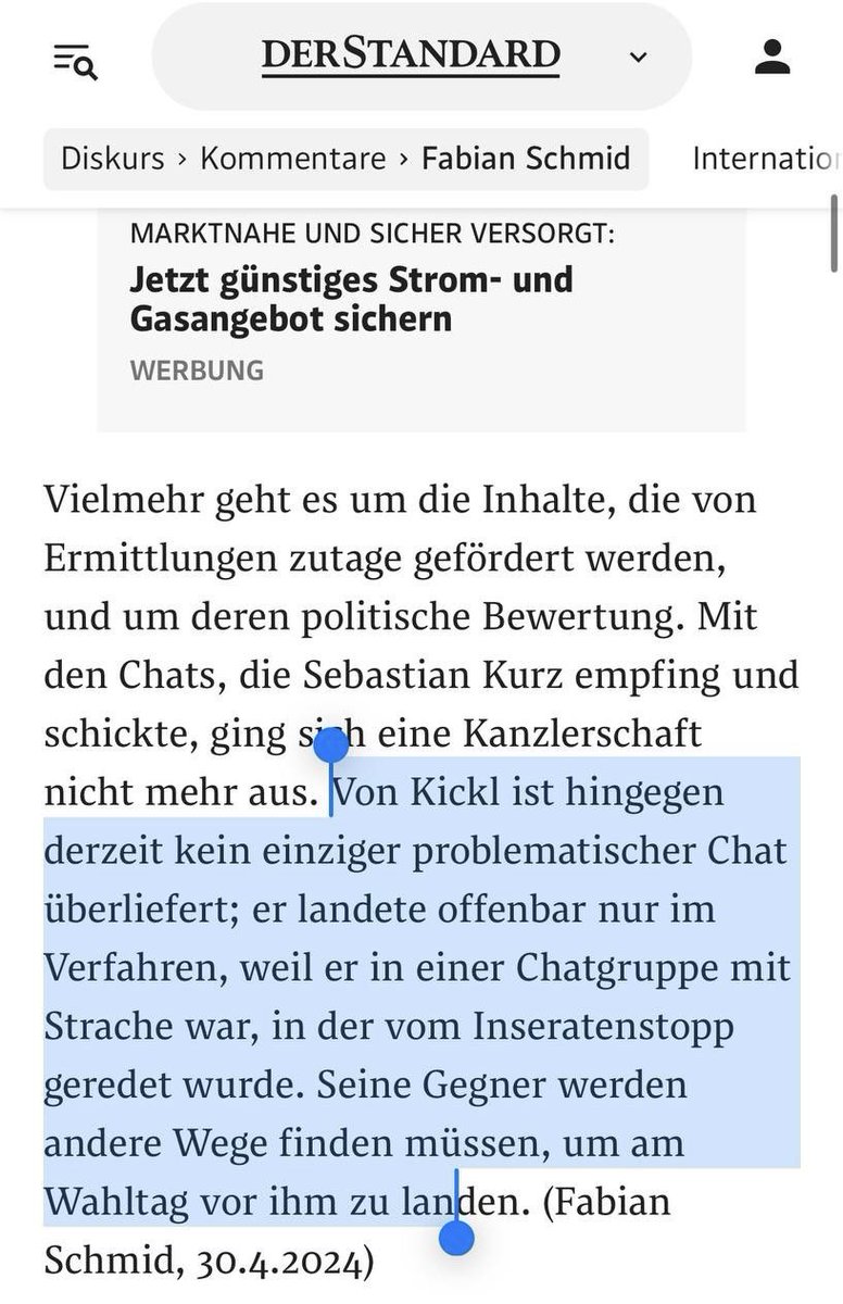 Wo der @derStandardat recht hat, da hat er recht 🤷‍♂️ #kickl #fpoe @fabian_schmid