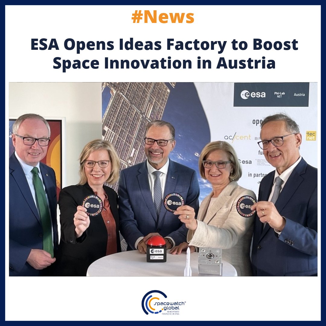 ESA Opens Ideas Factory to Boost Space Innovation in Austria @esa has opened a center to innovate the design and manufacture of space hardware in Vienna. Driving commercialization in space, it is the first of its kind of ESA-backed disruptive innovation centers outside ESA’s…