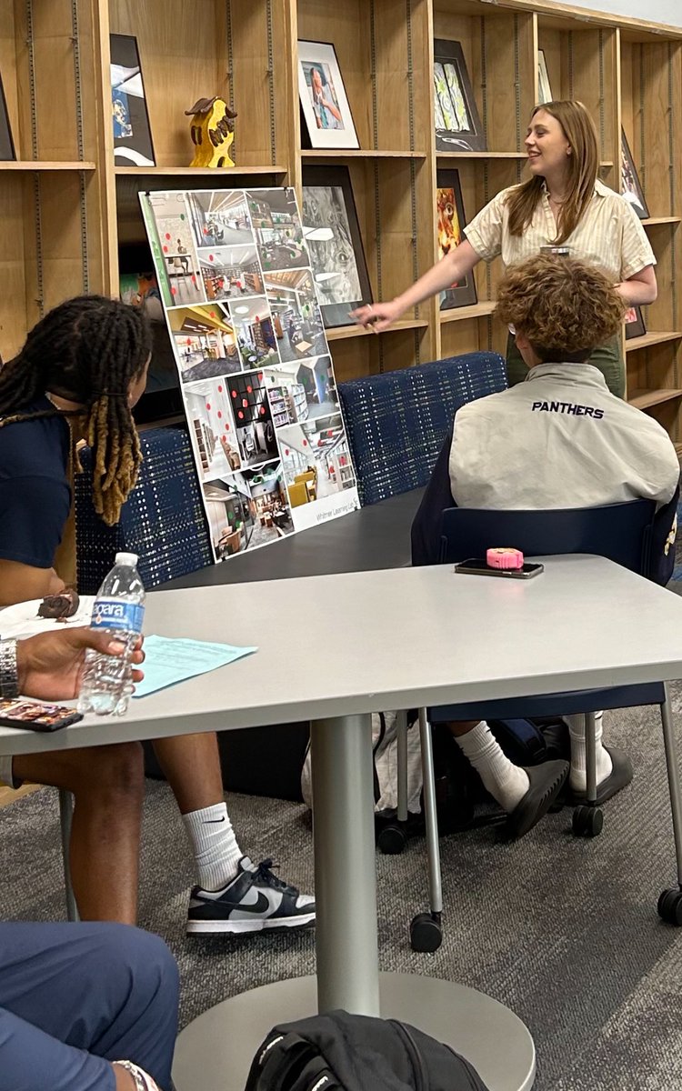 Student voices are the best sound! This morning, the Superintendent’s Student Advisory Committee are telling Dr. Anstadt how they’d like the Learning Lab to serve students better. Lucky for them, she’s an excellent listener. 👂 ❤️
