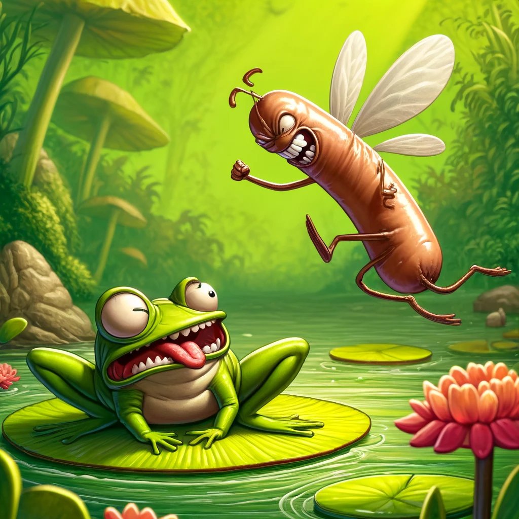 🌭🐸 Meet the most unexpected duo in the cryptosphere! The #SausageFly challenges #PepeTheFrog to a hilarious aerial ballet. Is this the birth of a new legendary memecoin? Share if you're betting on sausage! 🚀 #MemeCoinMadness #CryptoFun

#PEPE #PEPE2 #pepethefrog #Solana #SOL