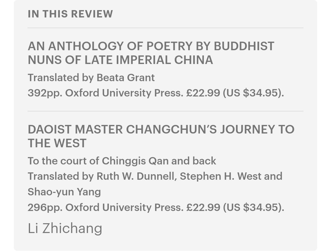 The lonely window: The first two volumes of a new library of classical #ChineseLiterature.

#BookReview #Poetry #China #Literature 

[the-tls.co.uk/articles/an-an…]