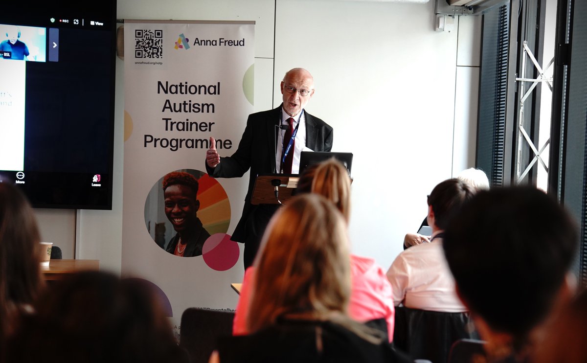 @PeterFonagy at our conference today:

'We want to change the narrative about neurodiversity and mental health. #NATPMentalHealth is a great example of how we can achieve this, drawing on the expertise of autistic people of all ages, and adopting a ‘train the trainer’ model.'