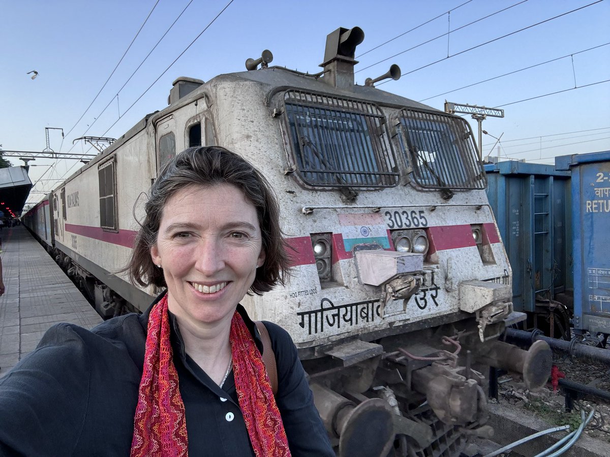 First Indian train journey of many, I hope! Spent the day with the @ukinchandigarh team learning more about Punjab and Haryana @ukinindia