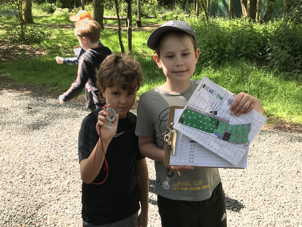 @SRAPrimary And Warwick had a great time at orienteering and reading coordinates