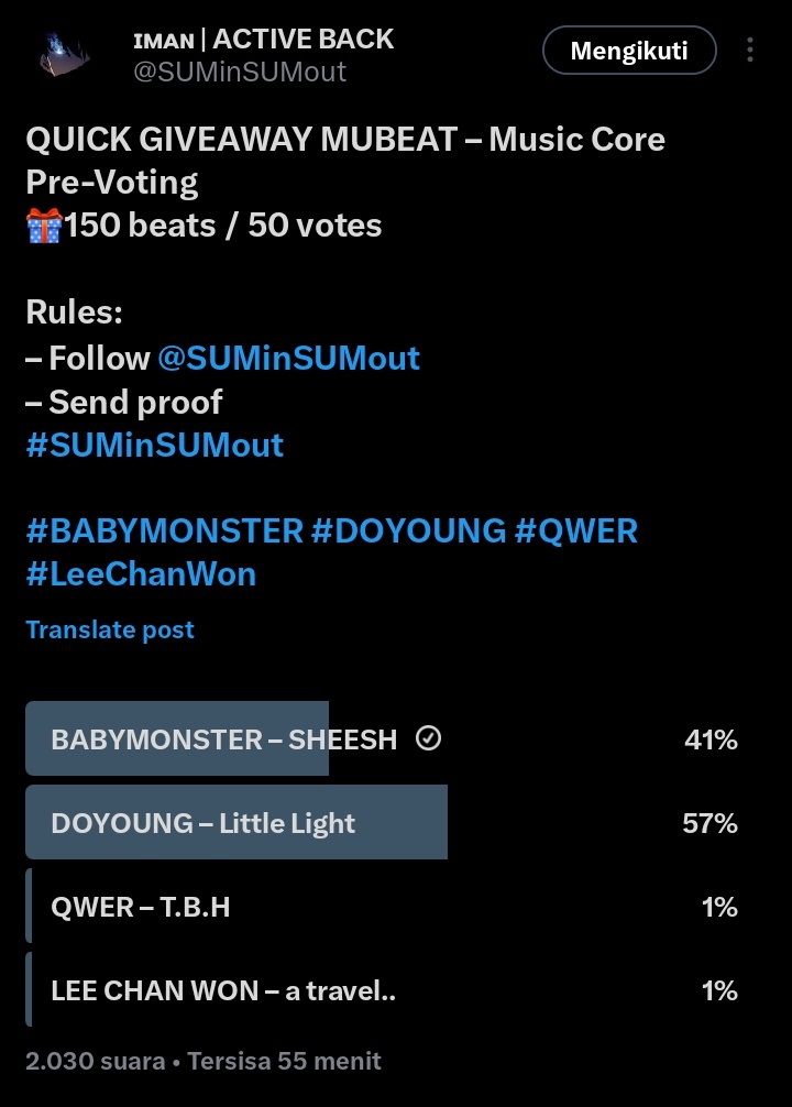 @SUMinSUMout DONE FOR #BABYMONSTER