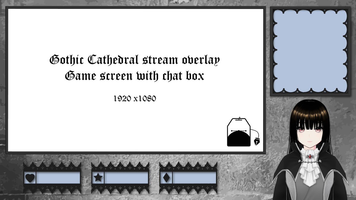The second part of my Gothic Cathedral series is here! 

Game screen with chat box and follow/ sub/ dono boxes! 

more to come soon! 

Get it here: ko-fi.com/s/c3575b3942

1920x1080
PNG format 

#streamoverlay #streamassets #Vtuberasset #gamescreen