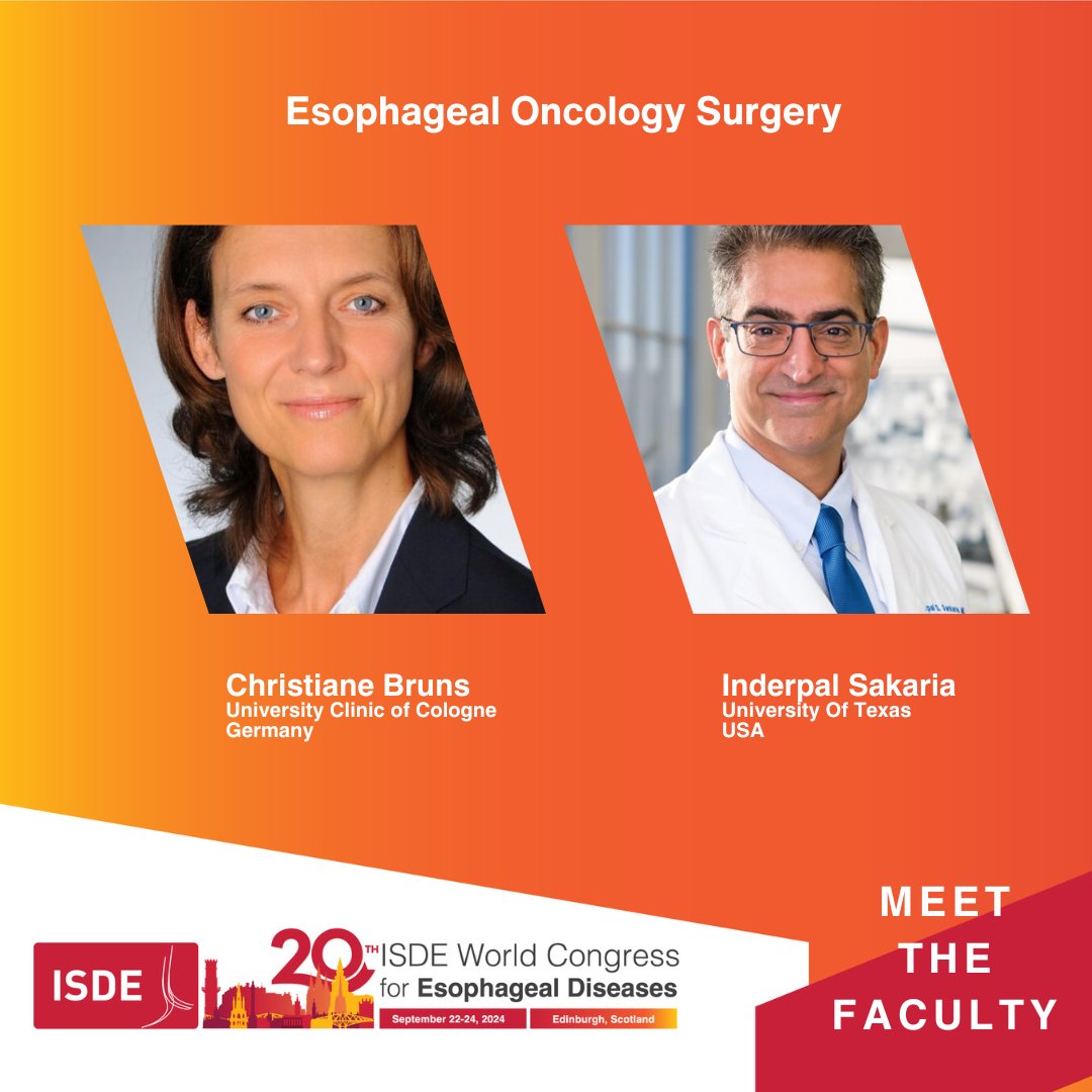 Come join us for a video session on Esophageal Oncology Surgery! We look forward to seeing you at #ISDE2024! Details at: isde-congress.net #ESOPHAGUS #ISDE #oesophageal #esophageal #oesophagus