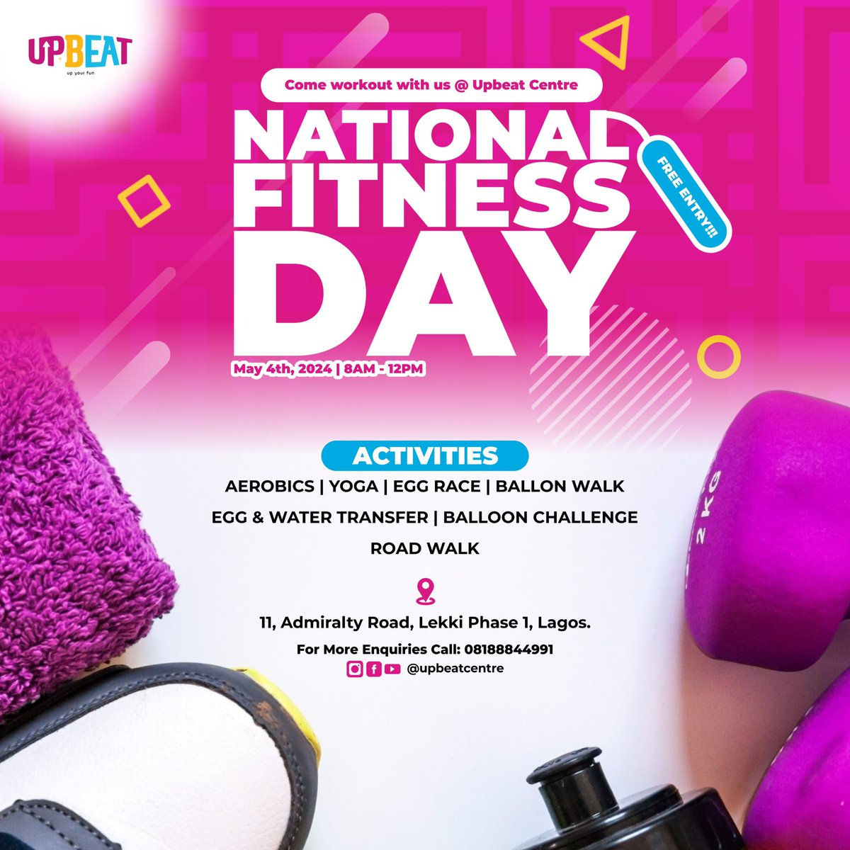 Have you registered for Upbeat Stepathon 2024? National Fitness Day is all about celebrating health and wellness, and we're doing it big at Upbeat Centre! Don’t forget to register with the link on our bio!! Let's get moving together! #NationalFitnessDay #UpbeatCentre