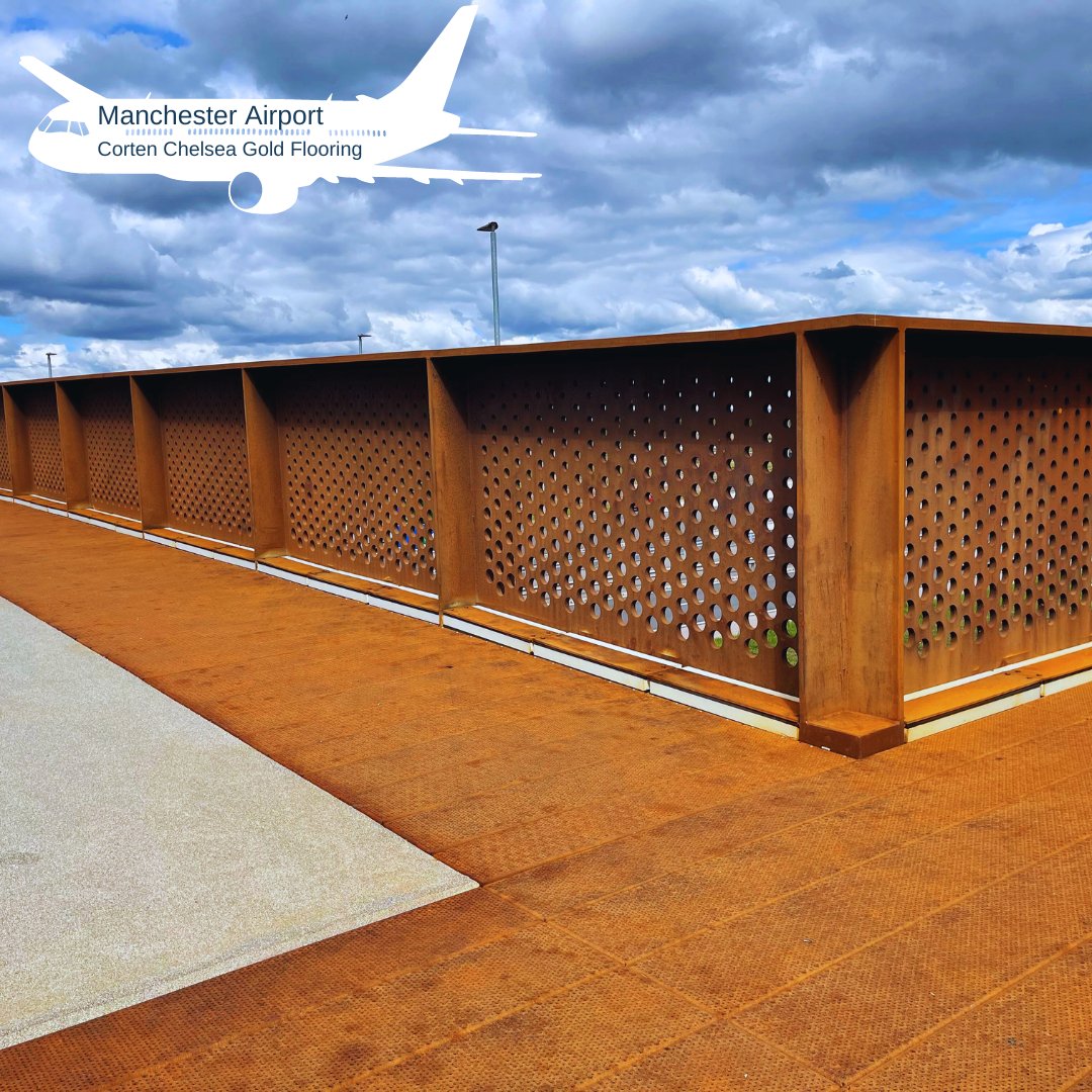 In case you missed it our installation at Manchester Airport—striking Corten Chelsea Gold flooring designed for your underfoot safety! 🌟✈️ If you spot it while passing through, snap a pic and tag us—we'd love to see your shots!

#ManchesterAirport #CortenChelseaGold