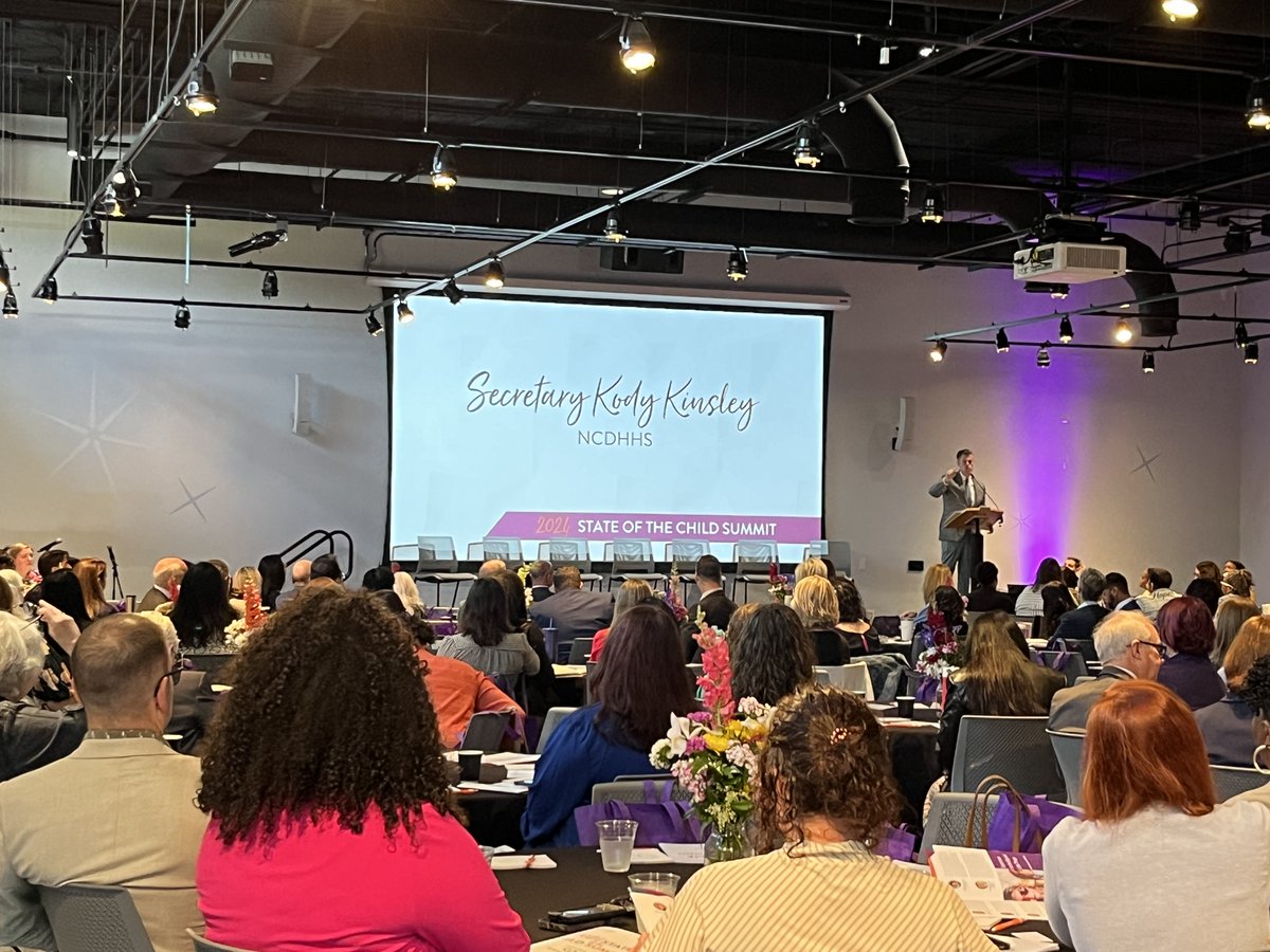 Good morning! We are here @MarblesRaleigh with @NCIOM for the inaugural #StateoftheChildSummit. It's a packed room here for a day of programming focused on North Carolina's children. Thank you Secretary @KodyKinsley for providing remarks to help kick us off.