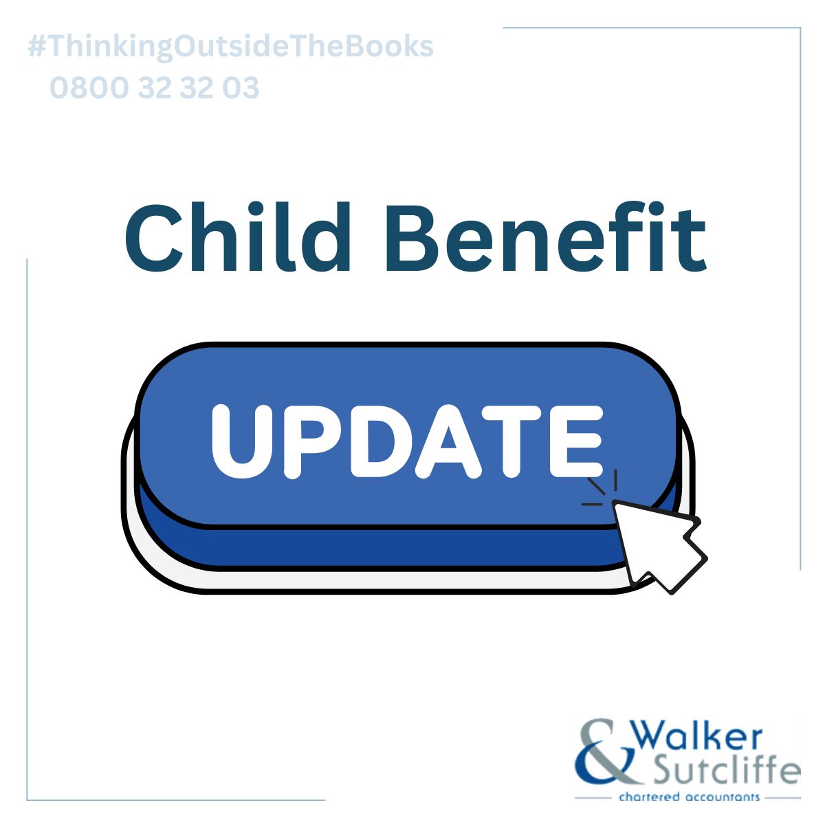 Child Benefit Update Alert!

Did you know that the child benefit threshold rose this month?

You can check finer details, your eligibility or register a new claim here: ow.ly/IFCK50RqtgM

For help, drop us a message.

#WalkerandSutcliffe  #ChildBenefit #TaxChanges