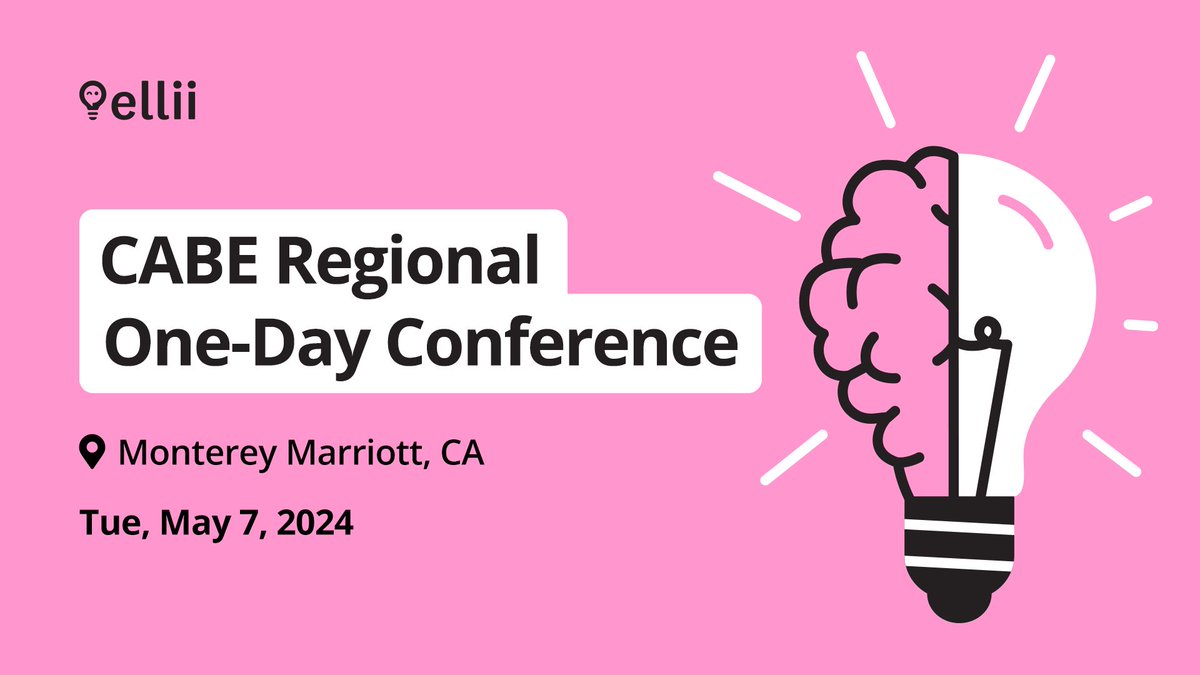 Ellii will be back in California at the CABE Regional One-Day Conference on May 7. Are you attending this year? Make sure to stop by our booth and say hi! We can't wait to see you there. #Ellii #ELL #ELT #CABE2024 #conference #teachenglish