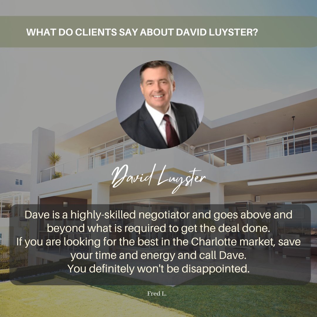 'Call Dave (David). You definitely won't be disappointed.' -Fred L. 📷📷📷📷

Are you looking to buy your first home or sell your current home? Let me help you! Contact me at 704-942-7711 📷📷
#ThankfulTuesday