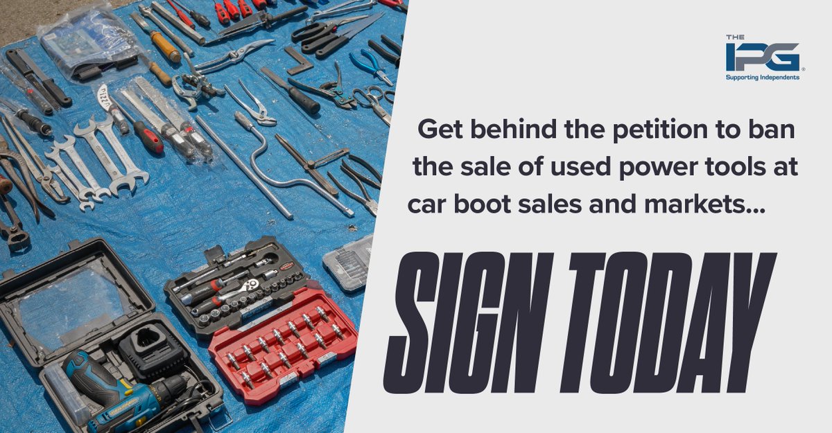 🛠️ Stolen tools harm livelihoods. We support @thegasexpert to ban used power tool sales at markets. Sign our petition for tougher penalties and a £10,000 fine on complicit sellers. Protect tradespeople! Your voice counts—let’s stand against tool theft. eu1.hubs.ly/H08TrY90