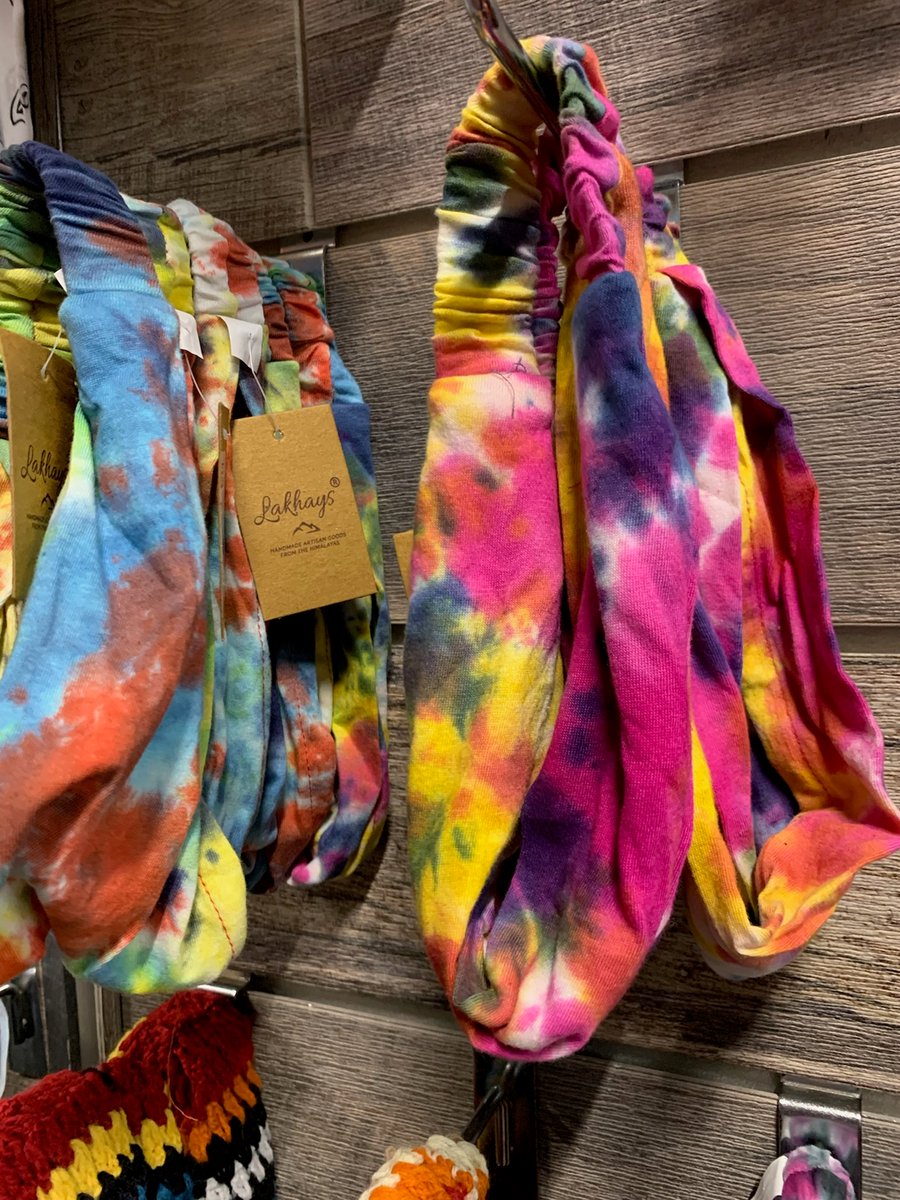 Celebrate the return of sunny weather and #TieDyeTuesday with tie-dye hats, headbands, and more warm weather gear! 😎 When you buy any tie-dye garment today you'll receive a wooden nickel good for $5 off your next purchase of $20 or more.

#quonsethut #tiedyetuesdays