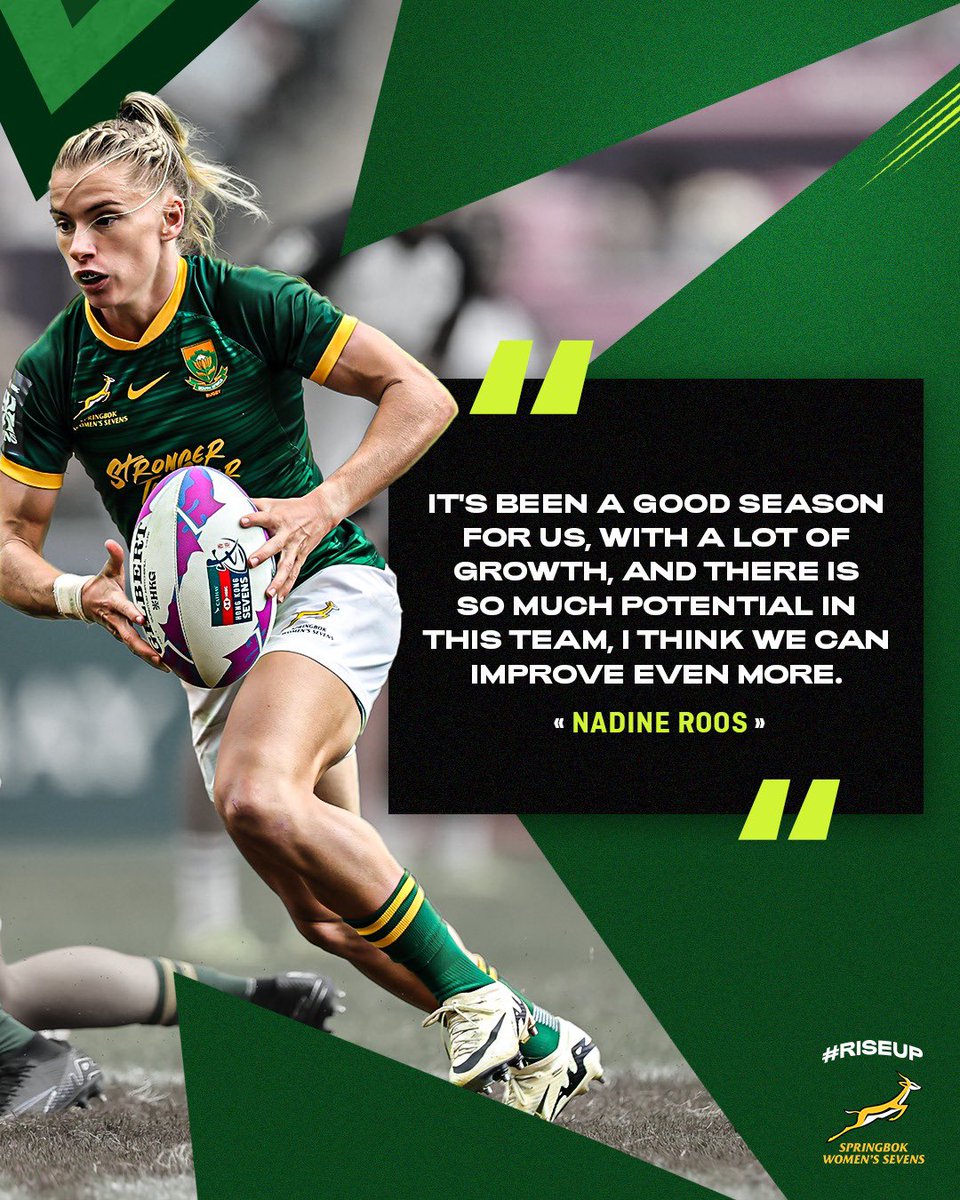 Nadine Roos and the #BokWomen7s are eager to make more progress in Singapore this week 💪 

#RiseUp #HSBCSVNS