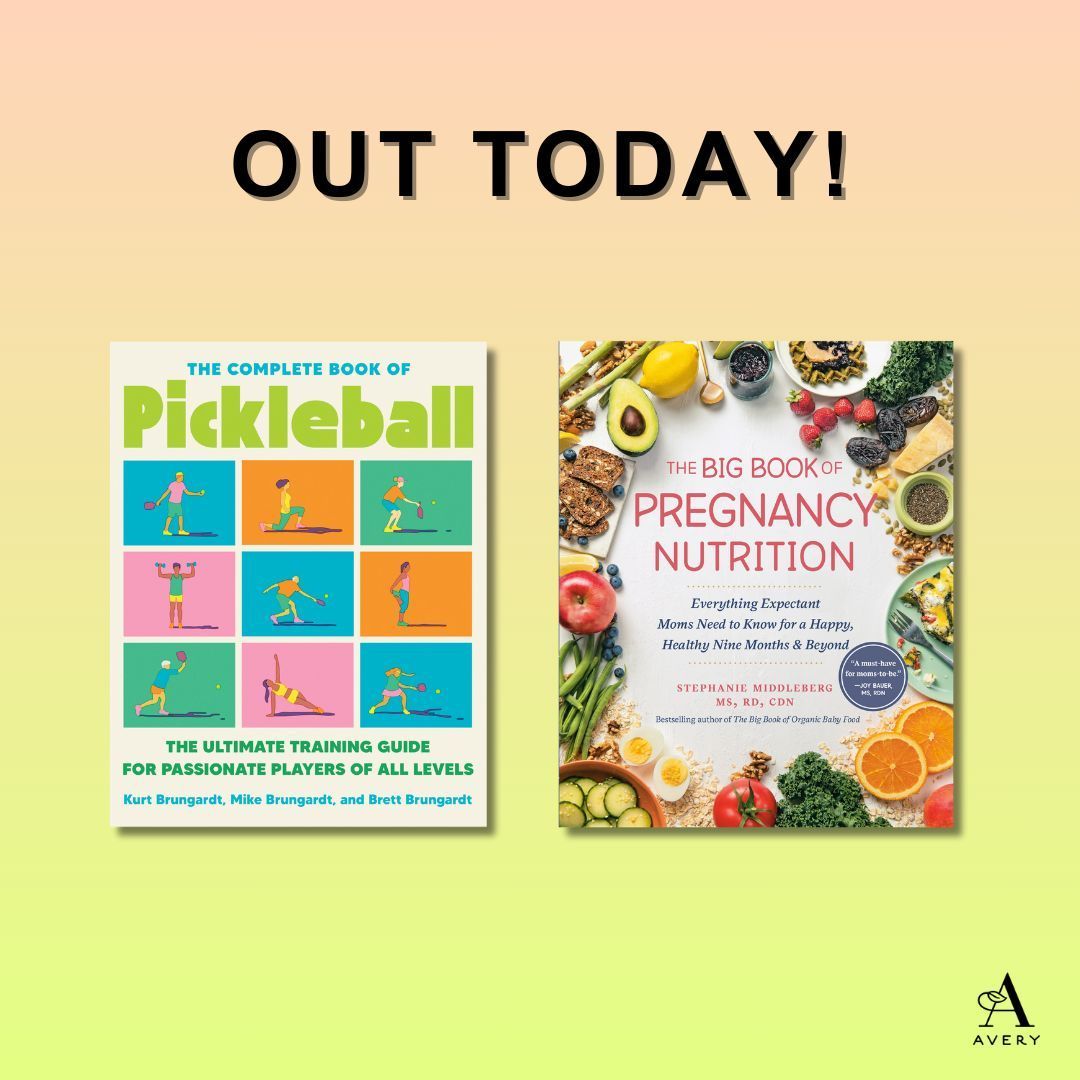 Pickleball to pregnancy... Check out #CompleteBookOfPickleball by Kurt, Brett, and Mike Brungardt and #BigBookOfPregnancyNutrition by @smiddleberg_rd -- two new (entirely different) reads coming to you today!