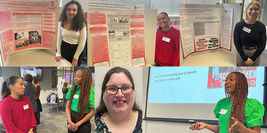 #HuskiePride! @NIUlive’s Conference on Undergraduate Research and Engagement (niu.edu/engaged-learni…) is starting now! First, meet some of our students who presented their work to us earlier this month at our annual Student Research Symposium. go.niu.edu/fzehpr