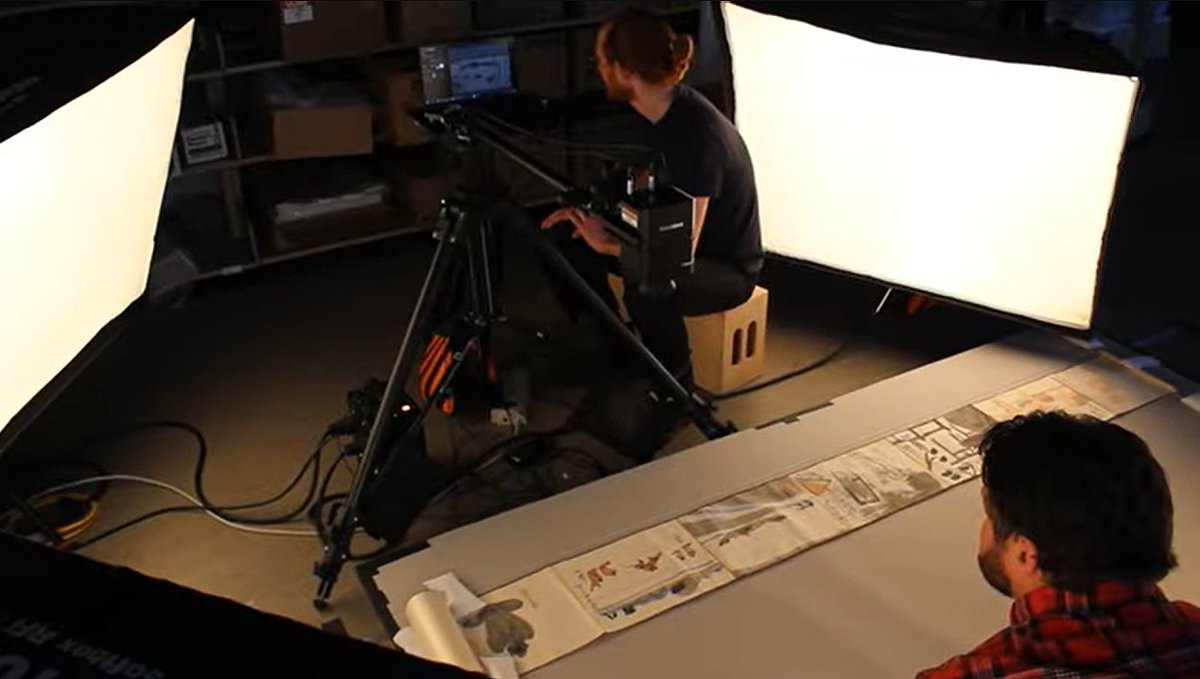 Today’s #NCCShowcase is videos on digitizing these 1920s watercolor handscrolls of the historic Tōkaidō stations! @AmldavisAnn collaborated with the @OSULibrary Preservation & Digitization team to repair & digitize them, making them available to anyone! 😮 library.osu.edu/news/from-scro…