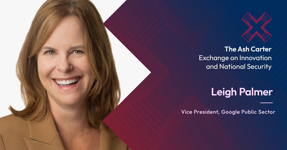 Join us in about a week's time as Leigh Palmer, VP of Google Public Sector, shares her insights on the future of public-private partnership at our highly anticipated #CarterExchange24!
 
Check out more panels and speakers: expo.scsp.ai/agenda/

#SCSPTech #EmergingTech