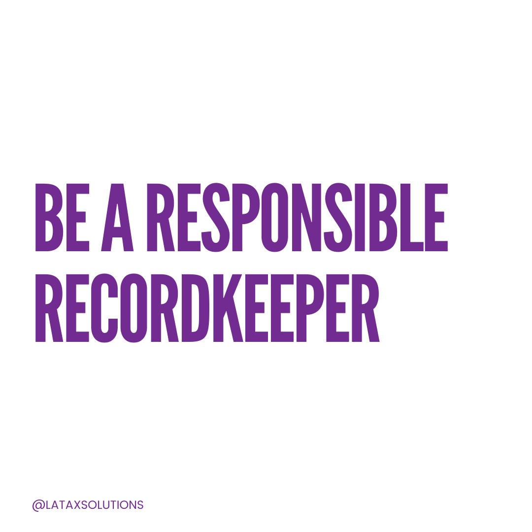 Keeping meticulous business records isn't just about tax prep; it's vital for financial clarity. Track income, expenses, and business growth with ease. Remember: hold onto records for at least three years.  📚

#Bookkeeping #SmallBiz #TaxPreparation #BusinessRecords