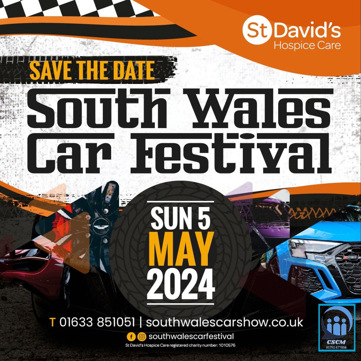 CSCM are looking forward to this event on Sunday!!

Join us at Chepstow Racecourse for the South Wales Car Festival 2024 

CSCM

#WeSecureYOURSafety