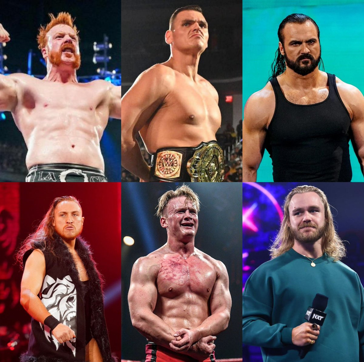 All of these European wrestlers were drafted to the same brand. So many potentially great matches.