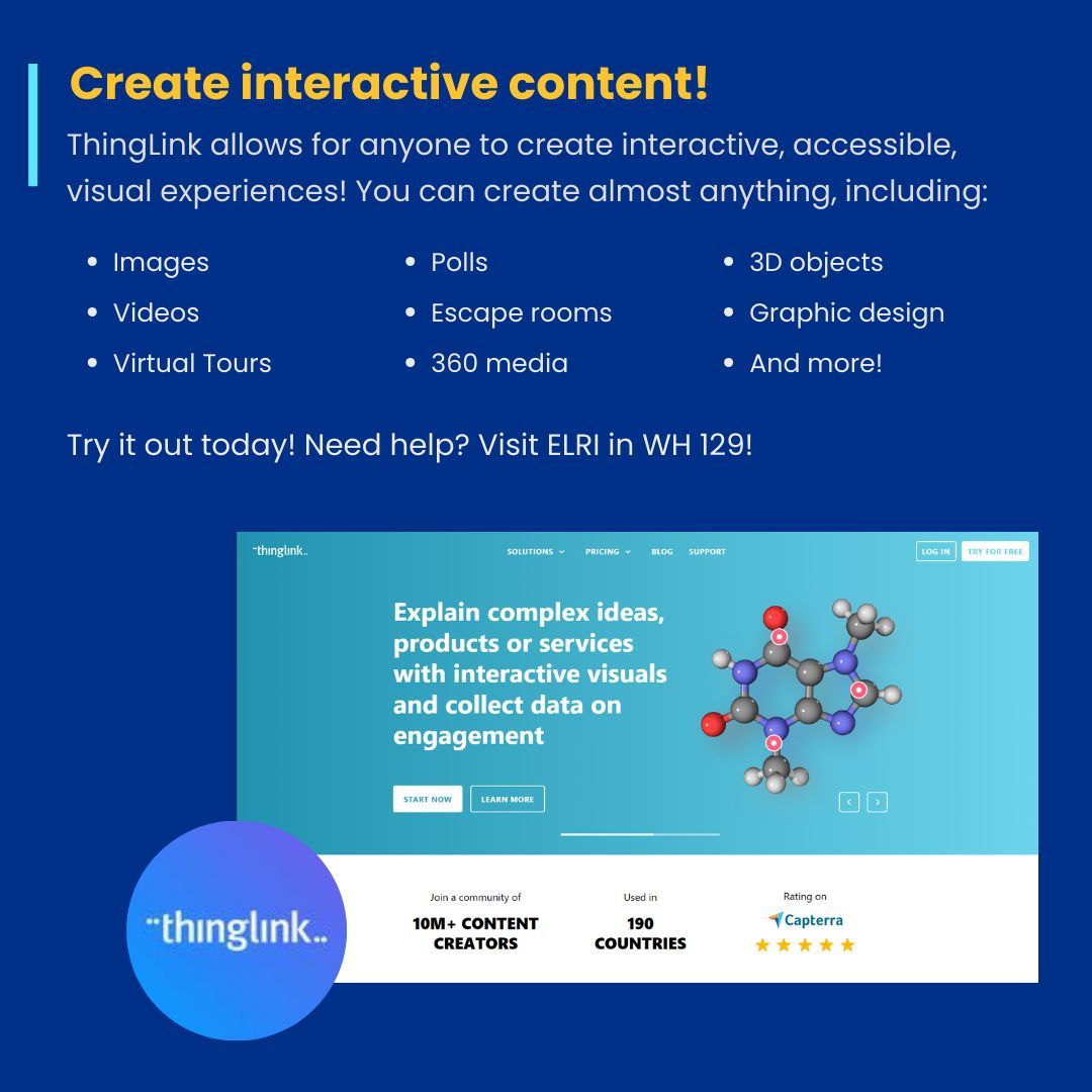 🌟 Elevate your teaching with @thinglink! 🎓 From immersive virtual tours to engaging multimedia presentations, ThingLink empowers educators to create dynamic, interactive content that brings lessons to life. 🚀 #ThingLink #InteractiveLearning #EdTech ##Learngrowshare #elri