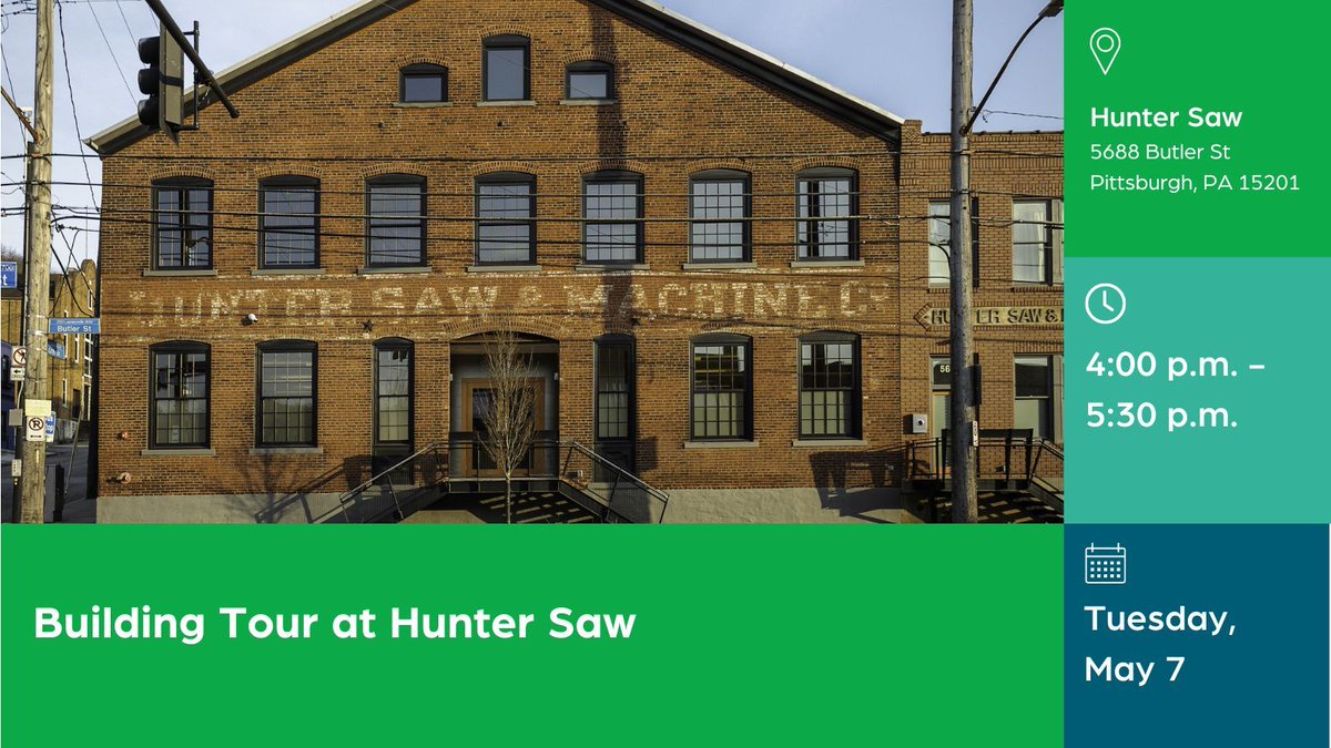 Join GBA and Hunter Saw owners & architects Doug and Liza Cruze on a tour of Hunter Saw. Tour attendees will learn about techniques used while giving this old building new life. Learn more and register here: buff.ly/3vqlNKb