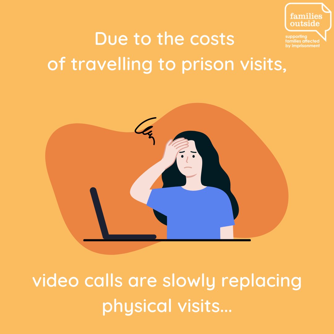 It's becoming too expensive for families to increase the number of visits they make to see a loved one in prison so video calls are replacing physical visits which shouldn’t be the case. More must be done to support families to maintain meaningful contact. #NoEasyJourney