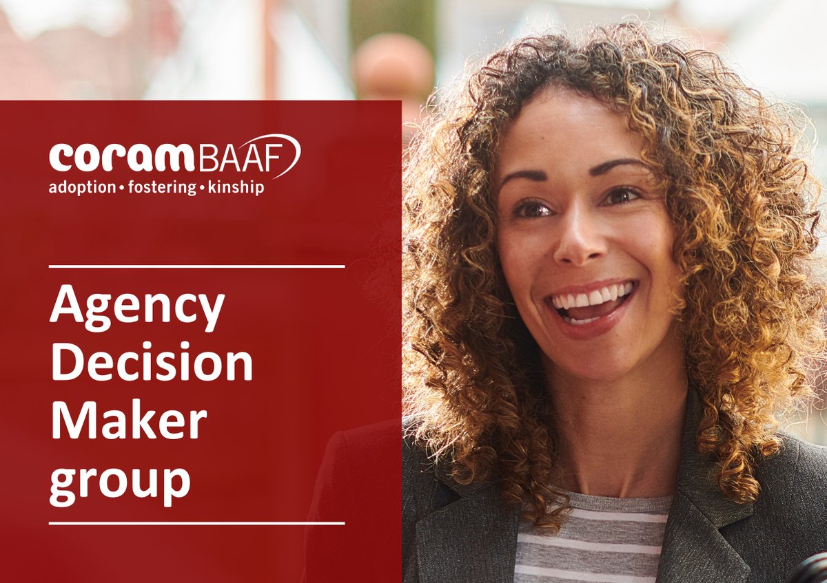 Agency decision maker group This new group is a dedicated informal space for Agency Decision Makers to discuss, share and reflect on cases, practice and procedures with peers. Next meeting: 16 May 8.30am - 9.30am corambaaf.org.uk/adoption-agenc…