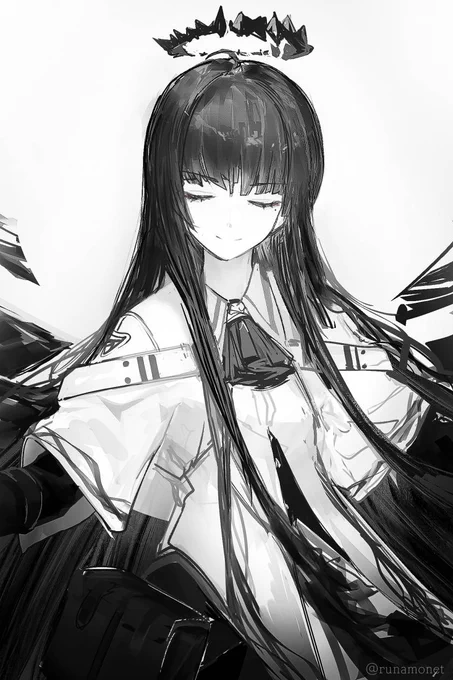 ヴィルトゥオーサ #アークナイツ版深夜の真剣お絵かき60分一本勝負 