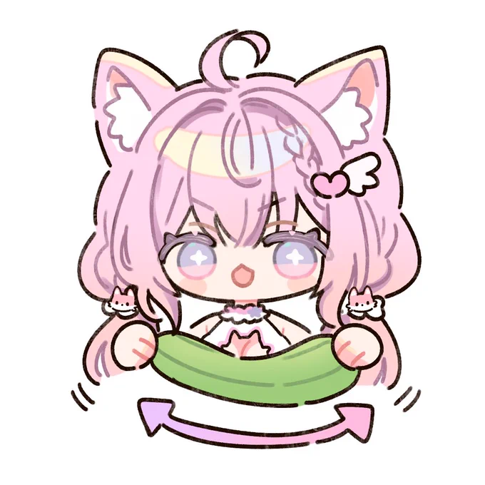 瓜をのばしちゃうこよちゃん#こよりすけっち 