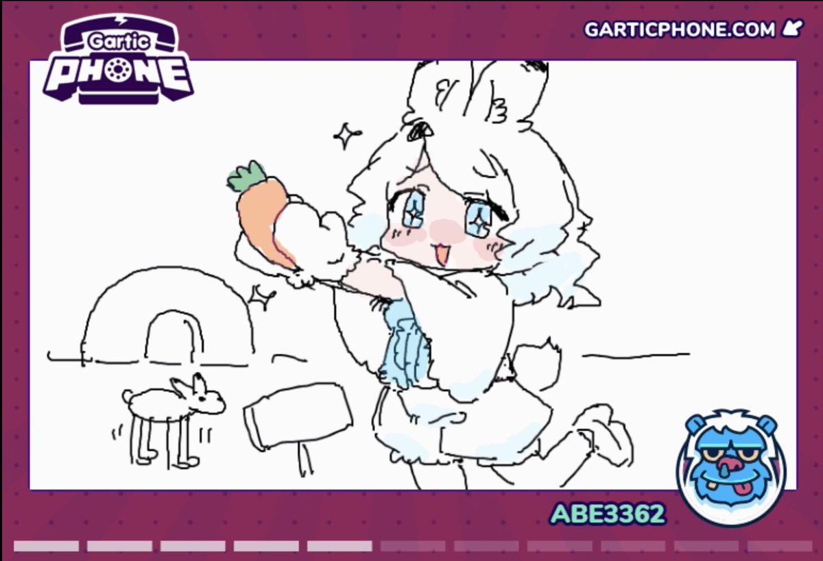 昨日のけもフレGartic Phoneに参加させていただいてました
とっても楽しかった〜! 