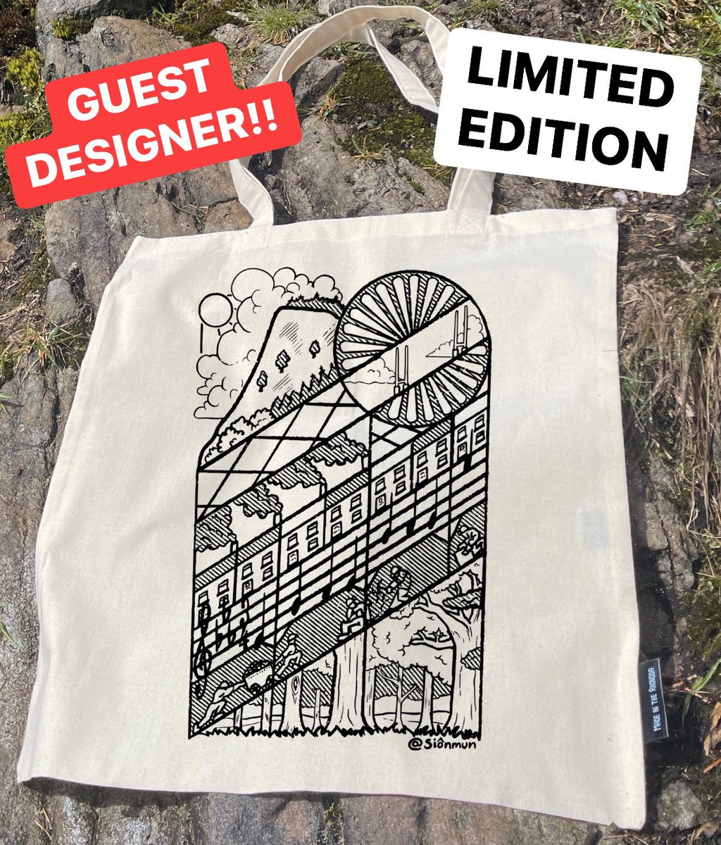 INTRODUCING - Our first Guest Designer!! @sionmun & BAGSY collaboration A LIMITED EDITION BAGSY BAG design. Preorder now at bagsybags.com/shop/?orderby=… Supporting Creativity and Manufacturing in Cymru 🏴󠁧󠁢󠁷󠁬󠁳󠁿 :-)