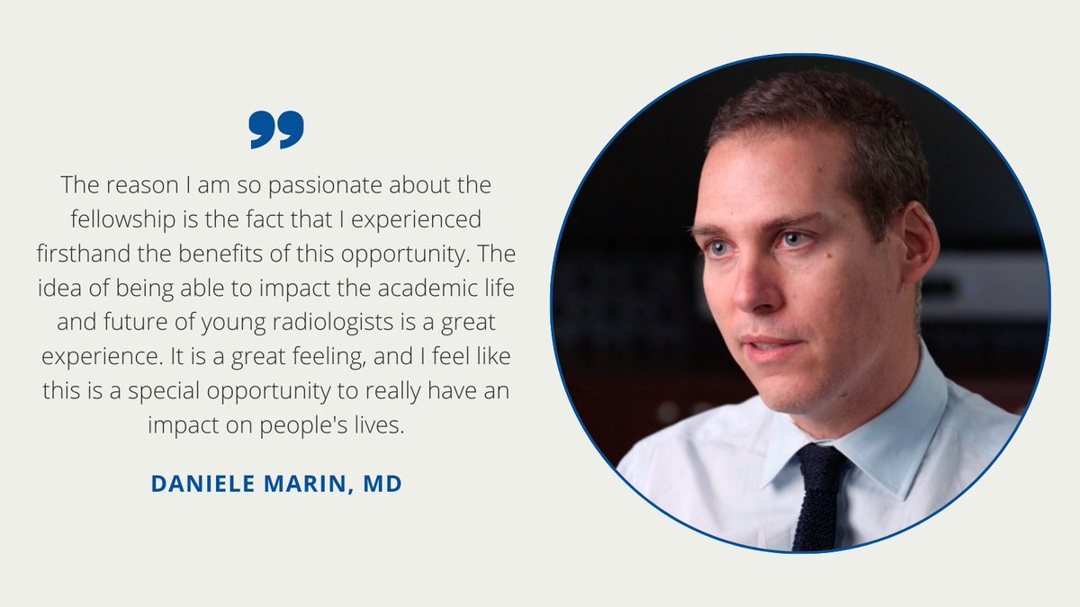 Daniele Marin, MD, abdominal imaging faculty, associate professor, and director of the Multi-Dimensional Lab at Duke Radiology, is a former Duke-Bracco fellow and will now lead the program. Learn more ➡️ bit.ly/4bdwcrJ #BraccoImaging #Fellowship #Radiology #RadRes