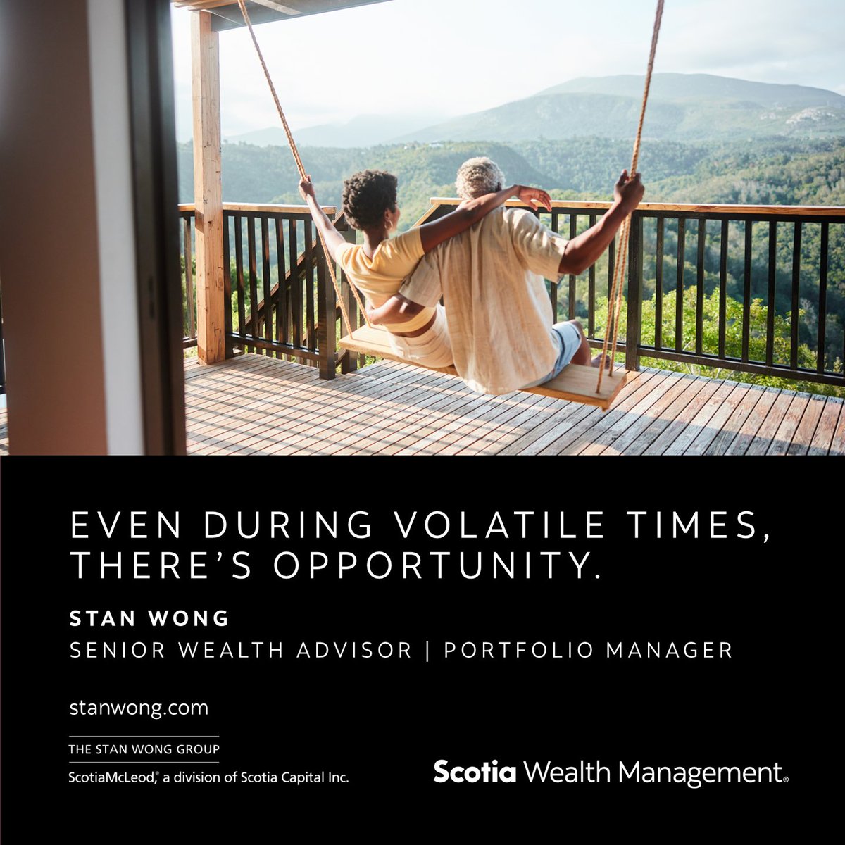 Let us provide a second opinion on your investment strategy to make sure your portfolio is on the right path. Email us at stanwonggroup@scotiawealth.com or visit stanwong.com/secondopinion to learn more.

#WealthManagement #SecondOpinion #TheStanWongGroup