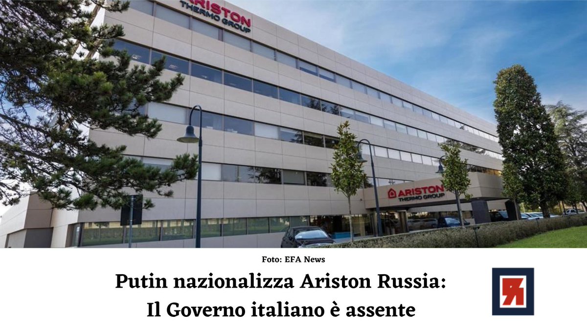 🇷🇺🏭🏢Il Ministro degli Esteri Antonio #Tajani ha dichiarato che sarà convocato l'ambasciatore della Federazione #Russa in Italia, in quanto il Governo chiede chiarimenti sulla questione della nazionalizzazione del Gruppo #Ariston.

↪️ urly.it/3_kjx