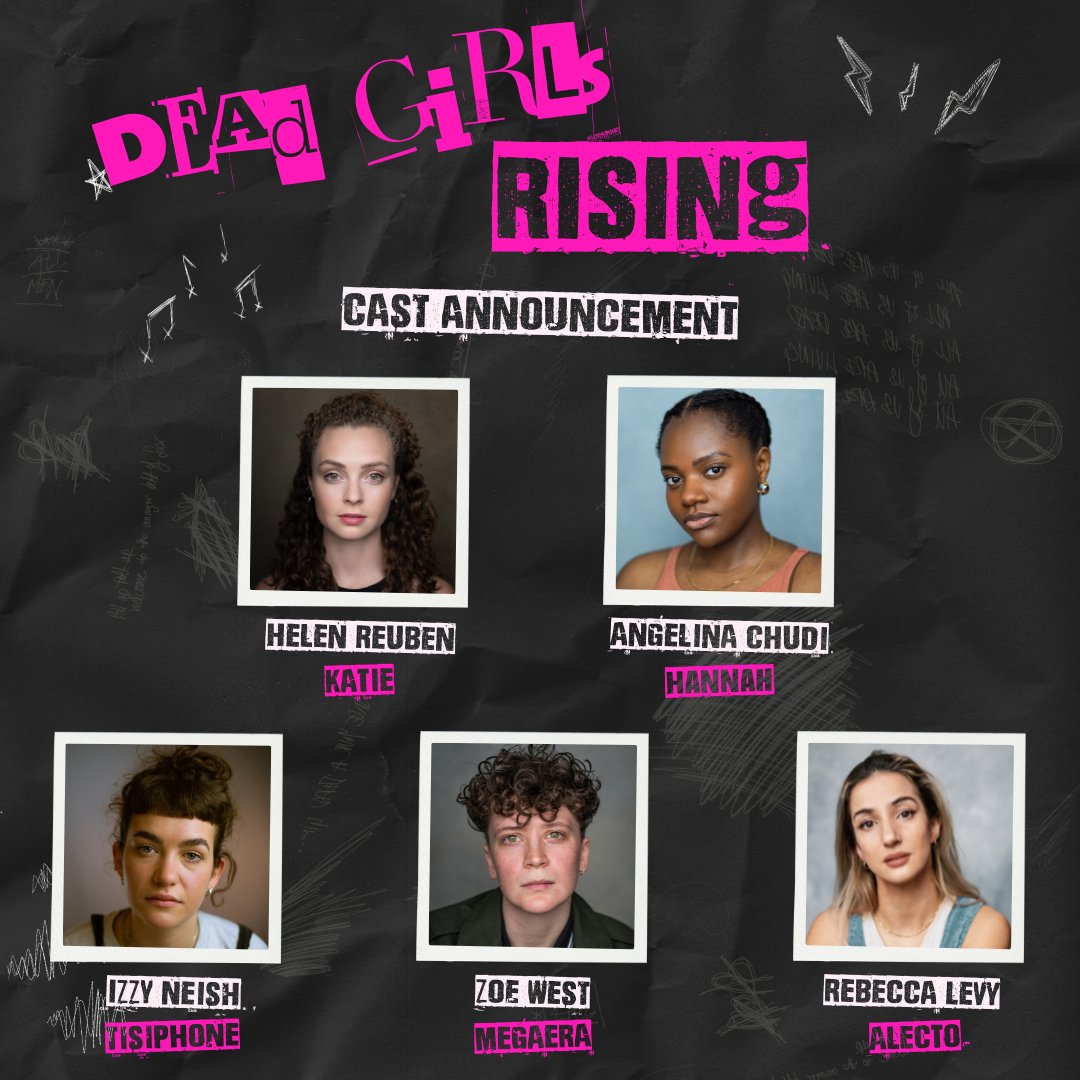 📣 The cast of Dead Girl Rising is here and they're ready to tear apart the tyrannical history of male power! ⚡ Katie, Hannah and The Furies (Greek goddesses of 'vengeance') join us on Tue 21 - Thu 23 May.