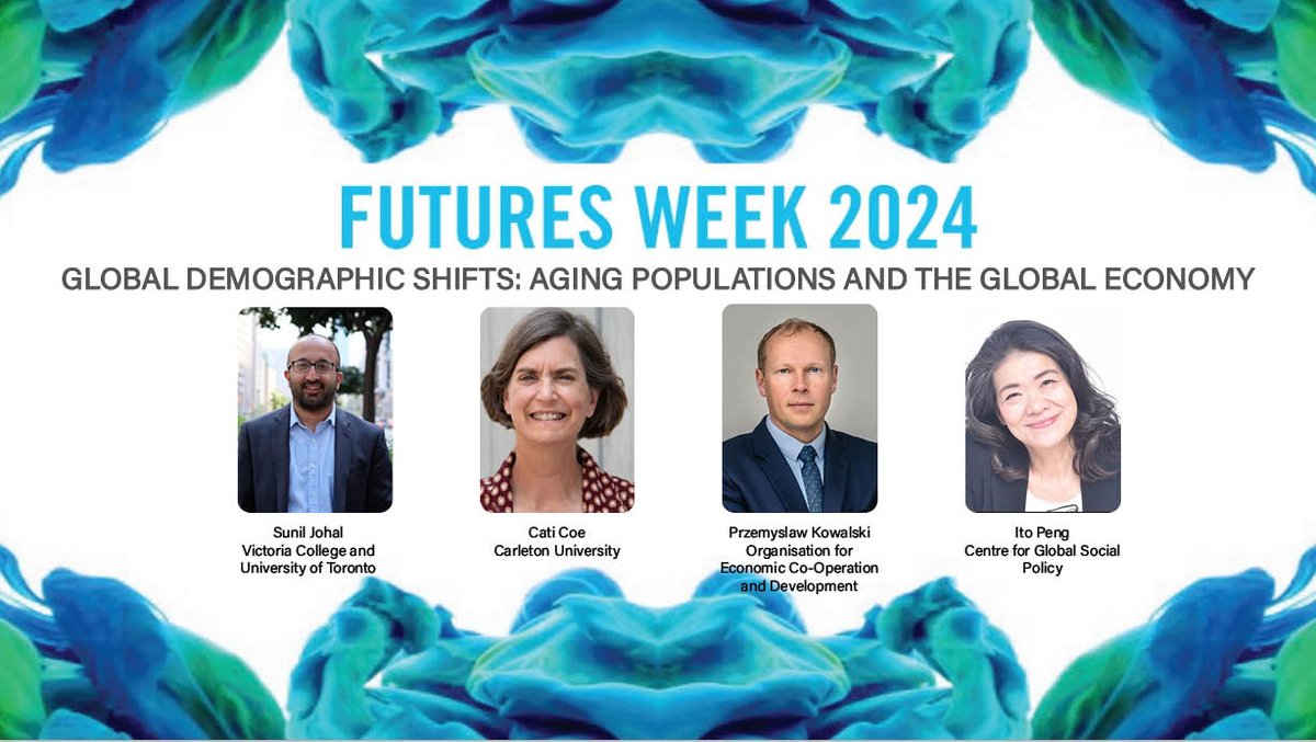 Join us at #FuturesWeek on May 7 to explore the social and economic implications of global demographic shifts and an aging global population. ow.ly/OBuc50RspPC