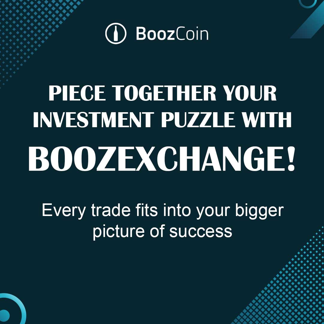 🧩 Piece Together Your Investment Puzzle with #BoozExchange! Every trade fits into your bigger picture of success. 🔍 #Solana #Wine #Alcohol