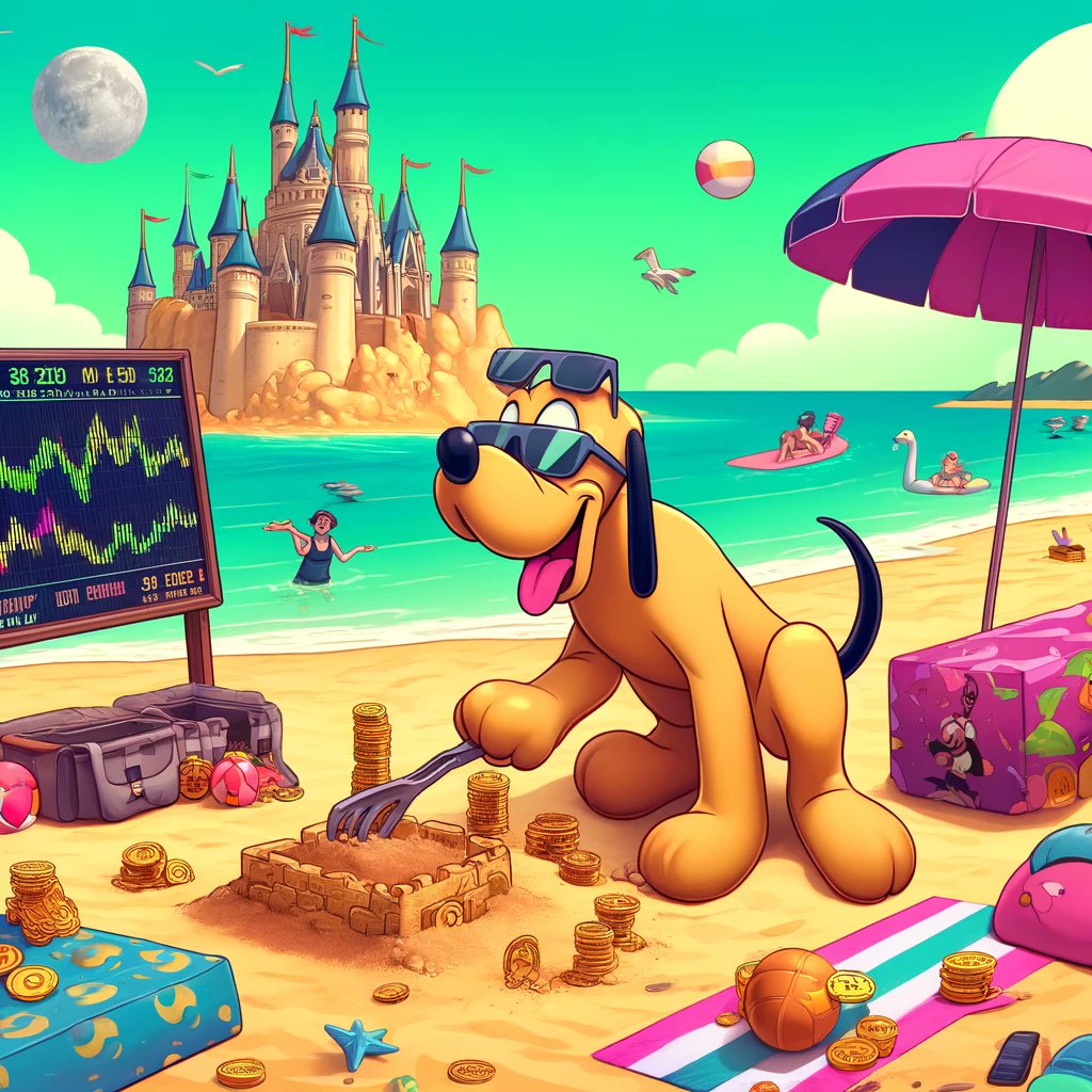 thesolpluto's tweet photo. Building coin castles in the sand! 🏖️💸 Our canine version of a wealth builder is stacking $PLTO under the sun! 

#BeachCoin #CryptoSandcastles #PLTOparadise #PLTO #Solana #Blockchain #Memecoin https://t.co/BnggerdJ48