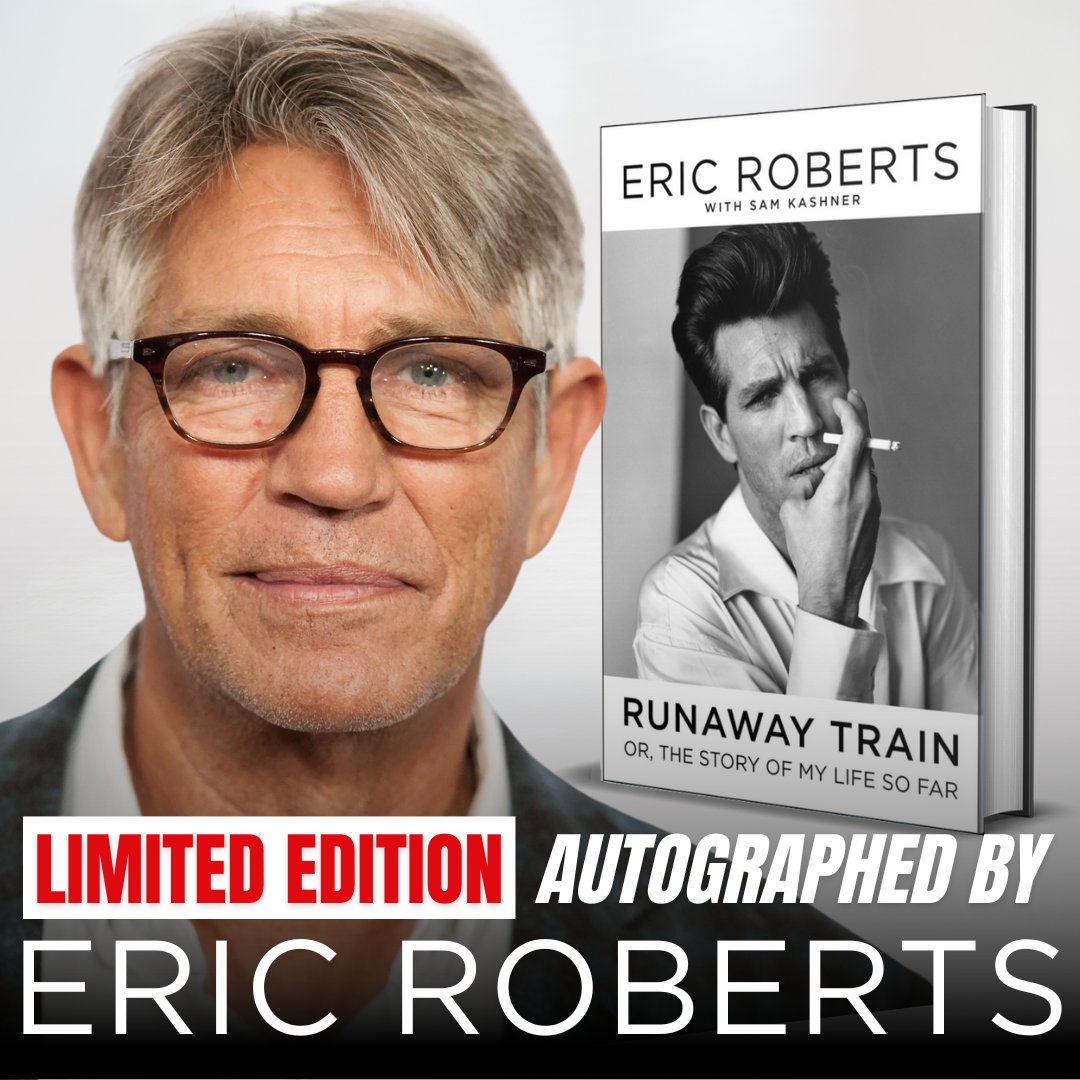 Eric Roberts pulls no punches about the ups and downs of his career in 'Runaway Train or, The Story of My Life So Far.' In this memoir, Roberts opens up about his addictions, his career and relationships, and becoming a Hollywood legend. premierecollectibles.com/runawaytrain #ericroberts
