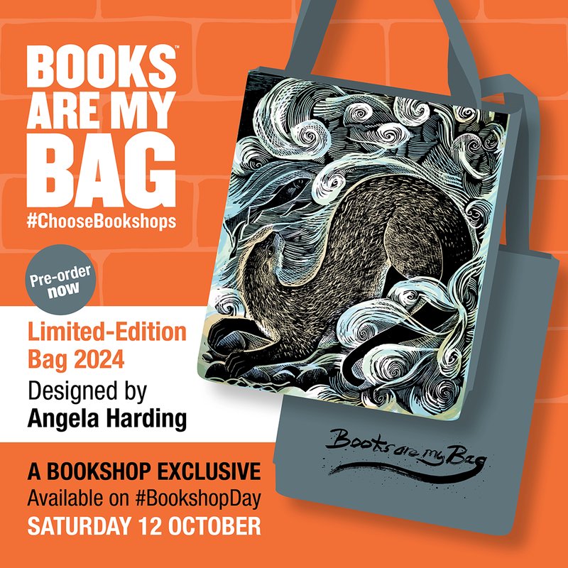 Have you seen this year's 2024 Bookshop Day tote bag yet? Well, here it is and it's beautiful 🧡 Designed by the talented artist @ANGELACHARDING the bag is available for pre-order, now: foxlanebooks.co.uk/product-page/p…