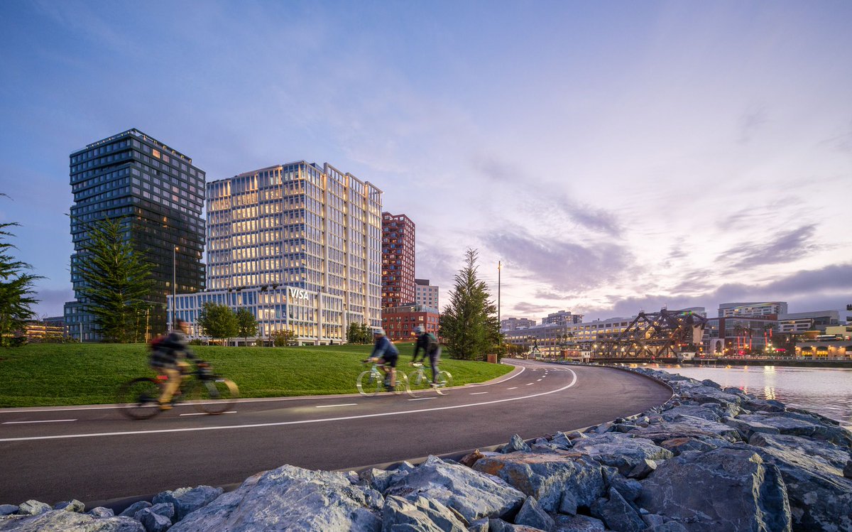 Congratulations to the City of San Francisco, the Port, @SFGiants, @tishmanspeyer and Mission Rock for the Opening of China Basin Park! Our CEO Fran Weld was honored to be back in San Francisco last week for the ribbon cutting.