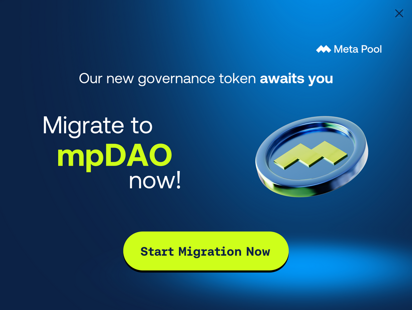 There are only a few hours left to migrate on time! If you haven't migrated yet, your rewards for June will be affected because you haven't migrated during the migration phase and voted immediately after migrating. 👉 docs.metapool.app/master/meta-po…