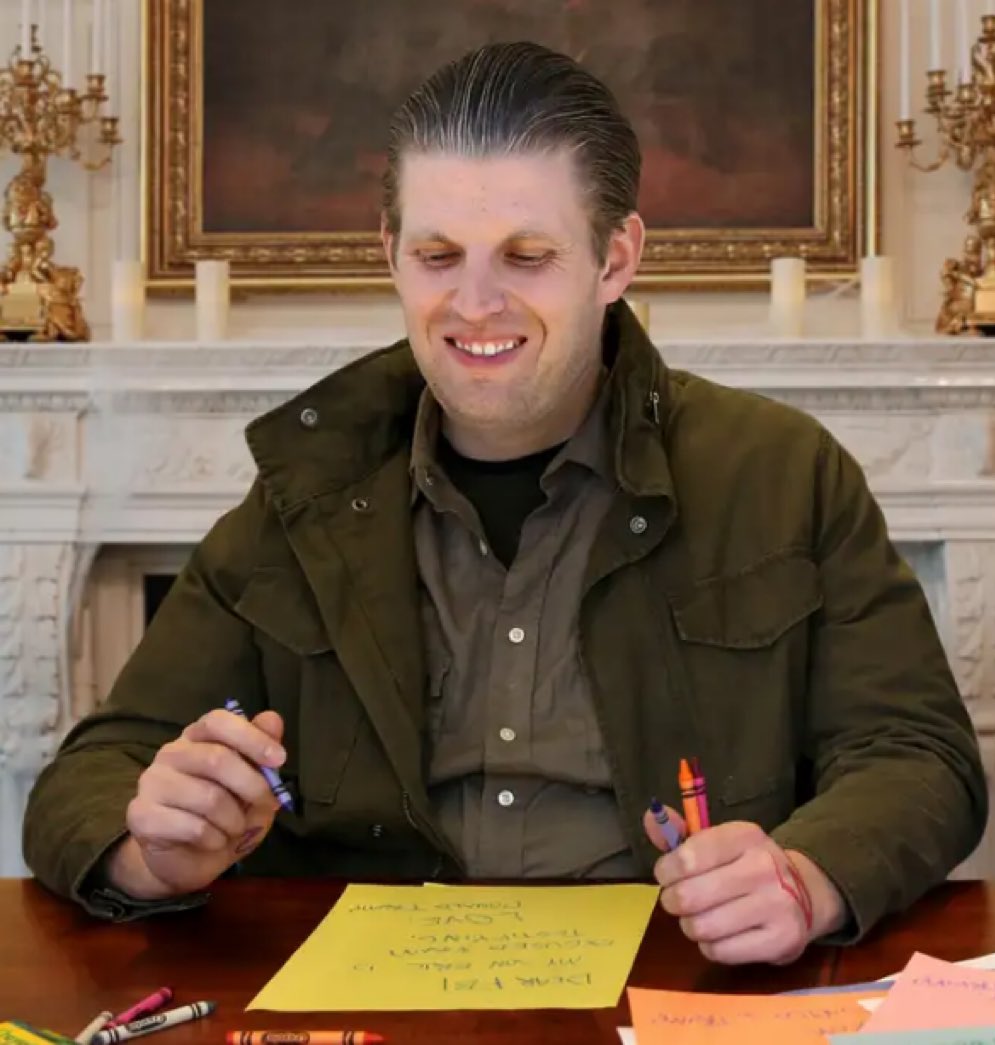 It must be “Take your child to your hush money payment to a prostitute trial day” #EricTrump