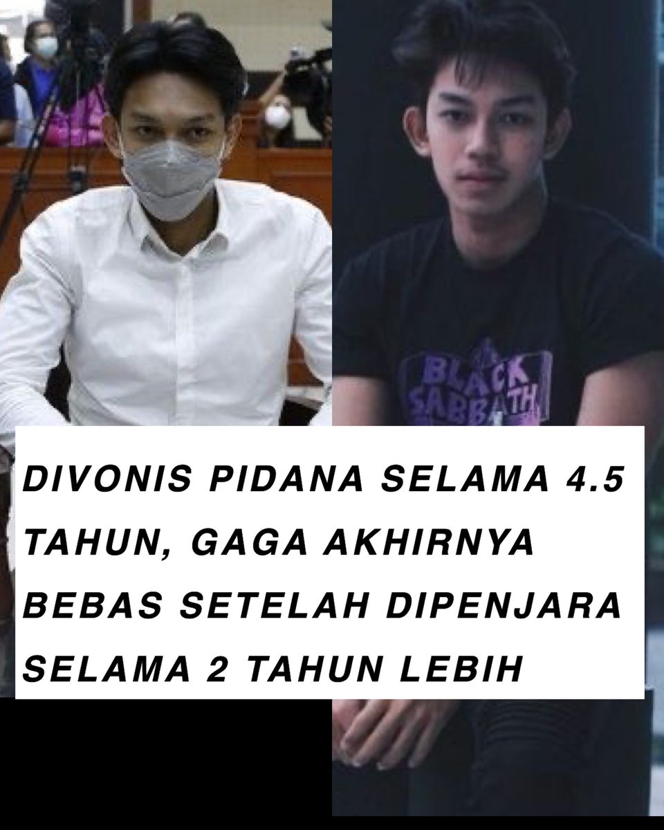 Masih ingat ini orang nggak gaes? Gaung Sabda Alam Muhammad atau Gaga Muhammad narapidana dalam kasus kecelakaan Laura Anna telah mendapatkan pembebasan bersyarat sejak 18 April lalu. 'Yang bersangkutan saat ini menjalani pembebasan bersyarat (PB) sejak tanggal 18 April 2024,'…