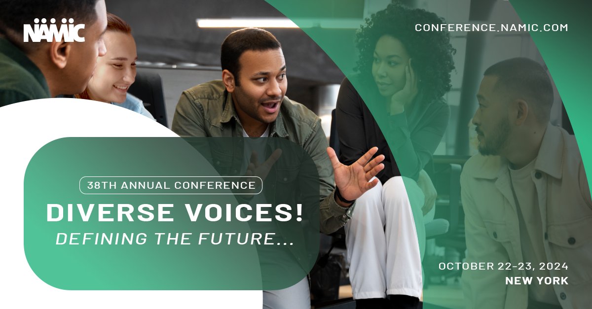 Registration is now open for the 38th Annual NAMIC conference being held in NYC, October 22-23, 2024. This is one event you do not want to miss. Visit
lnkd.in/gTwnCbRN to take advantage of our early bird pricing before it ends on May 31.