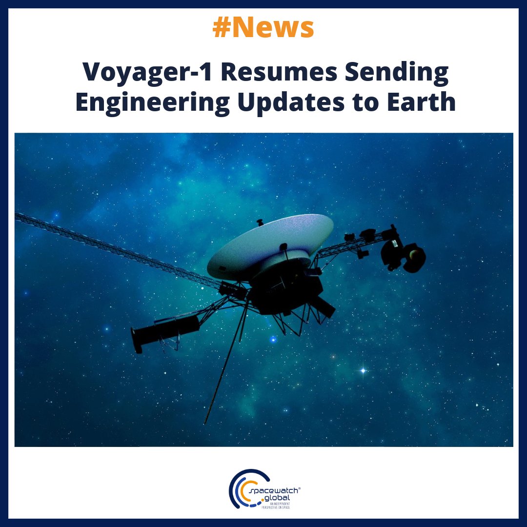 Voyager-1 Resumes Sending Engineering Updates to Earth For the first time since November, NASA’s Voyager 1 spacecraft is returning usable data about the health and status of its onboard engineering systems and will now try to enable the spacecraft to begin returning science data…